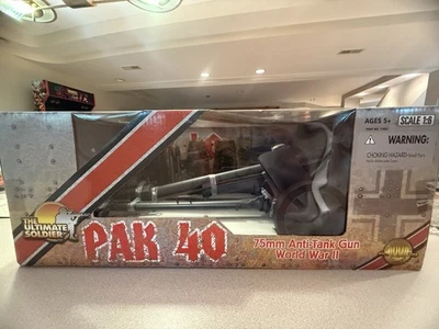 ULTIMATE  SOLDIER 21st PAK 40 - 75mm Anti-tank Gun WWII 1:6. ~RARE~ MINT - Image 1 of 4