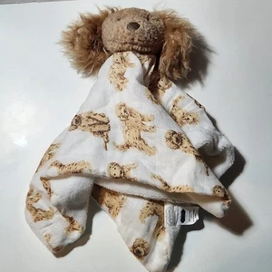 Mud Pie Baby Lovey Dogs Muslin  Security Blanket Soft Brown Puppy Plush - Picture 1 of 6