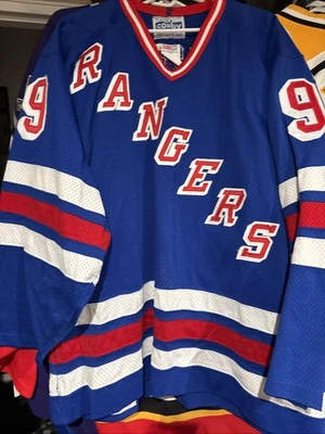 Wayne Gretzky New York Rangers Authentic Jersey CCM Size 52 Gerry Cosby - Image 1 of 4