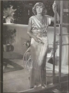 Vintage Media Image of Greta Garbo in Her Fall & Rise - 1931 - Picture 1 of 1