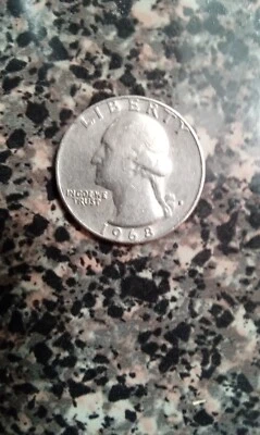 1968-S Washington Quarter Gem Brilliant Uncirculated Proof - Image 1 of 2