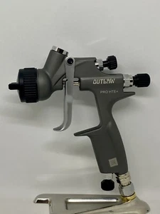 Outlaw Pro HTE+ 1.3mm Pepper Grey Spray Gun Quality Like Devilbiss Iwata Walcom - Picture 1 of 11