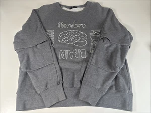 Undercoverism Brain Cerebro Sweatshirt Gray Cotton Size 2 - Picture 1 of 17