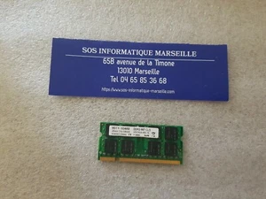 Barrette Mémoire MDT 1024MB (1Go) DDR2-667 CL5 2Bank Chip 64Mx8 MSO924-665-16 - Picture 1 of 2