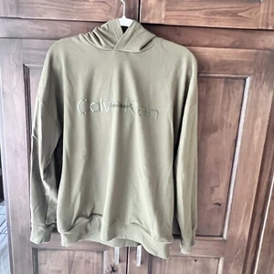 Calvin Klein - Nachtwäsche Hoodie mit Taschen grün Gr. S/P/CH - Bild 1 von 21