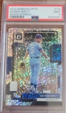 George Brett 2022 Donruss Optic White Sparkle #114 George Brett PSA 9