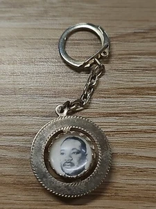 1960s Martin Luther King Spinning Bubble Pendant bracelet with Quote Pendant ¿ - Picture 1 of 2