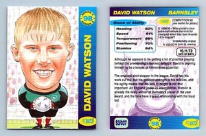 David Watson - Barnsley #37 Promatch 1998 Series 3 Trading Card