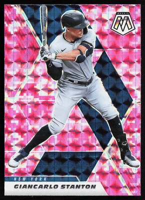 2021 Panini Mosaic Pink Camo Giancarlo Stanton #118 New York Yankees - Image 1 of 2