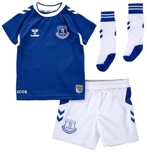 Everton 2022/23 Hummel Mini Kit Blue Jersey Newborn & Infant 0-6 Months New NWT - Picture 1 of 6