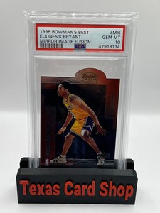 1998-99 Bowman's Best Mirror Image Fusion #6 Eddie Jones Kobe Bryant PSA 10