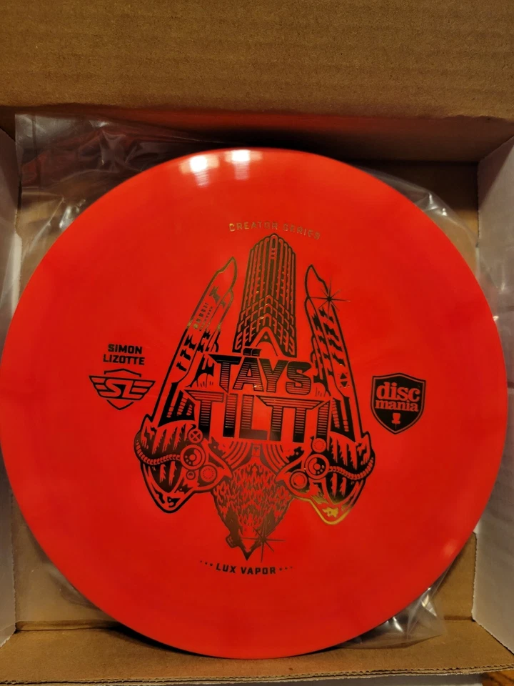 NEW PINK Discmania Tays Tiltti Lux Vapor Simon Lizotte Creator Series 174g, - Image 1 of 1