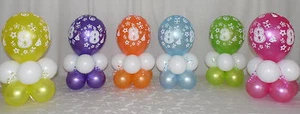 8th BIRTHDAY PARTY - BALLOON DISPLAY - TABLE CENTREPIECE - 6 and 12 tables - Picture 1 of 3