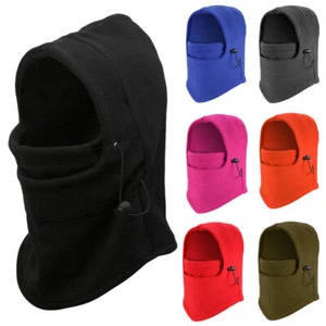 Winter Balaclava Ski Face Mask Windproof Warm Adjustable Fleece Hat Men Women - Picture 1 of 33