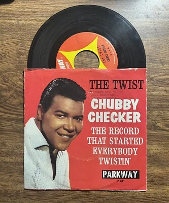 LOT OF 3 45s CHUBBY CHECKER The Twist, PAUL ANKA, SAM THE SHAM, Original Sleev - Image 1 of 4