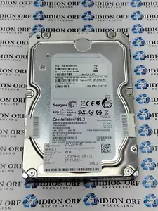 SEAGATE 4TB 3.5" SAS HDD 7200 RPM ST4000NM0063, GRADE B, SKU 11702 - Picture 1 of 2