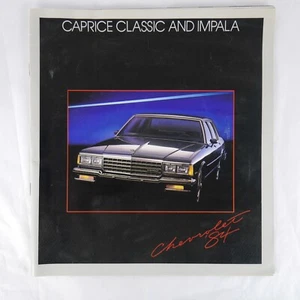 1984 Chevrolet Dealer Sales Brochure / Catalog Caprice Classic & Impala Print Ad - Picture 1 of 5