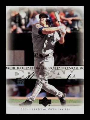 2002 Upper Deck Honor Roll - Dream Moments Bret Boone #78 - Image 1 of 2