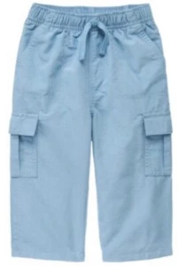 NWT Boys 5T Gymboree CONSTRUCTION CREW Cotton+ Fully Lined Athletic Pants BLUE - Picture 1 of 6