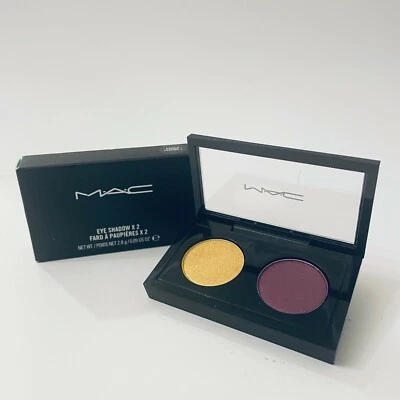 MAC Eye Shadow x 2 DOUBLE FEATURE 1 New in Box 0.09 oz - Image 1 of 3