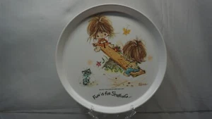Vintage Urchins “Fun Is For Sharing” Children’s Plastic Plate - Picture 1 of 6