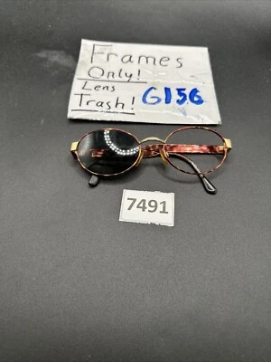 Vintage Vogue Florence VO3133-S 328 Tortoise Oval Sunglasses Italy G156 - Image 1 of 4