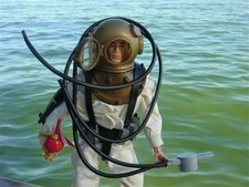 Early Vintage 60's Gi Joe Deep Sea Diver set! Neat!