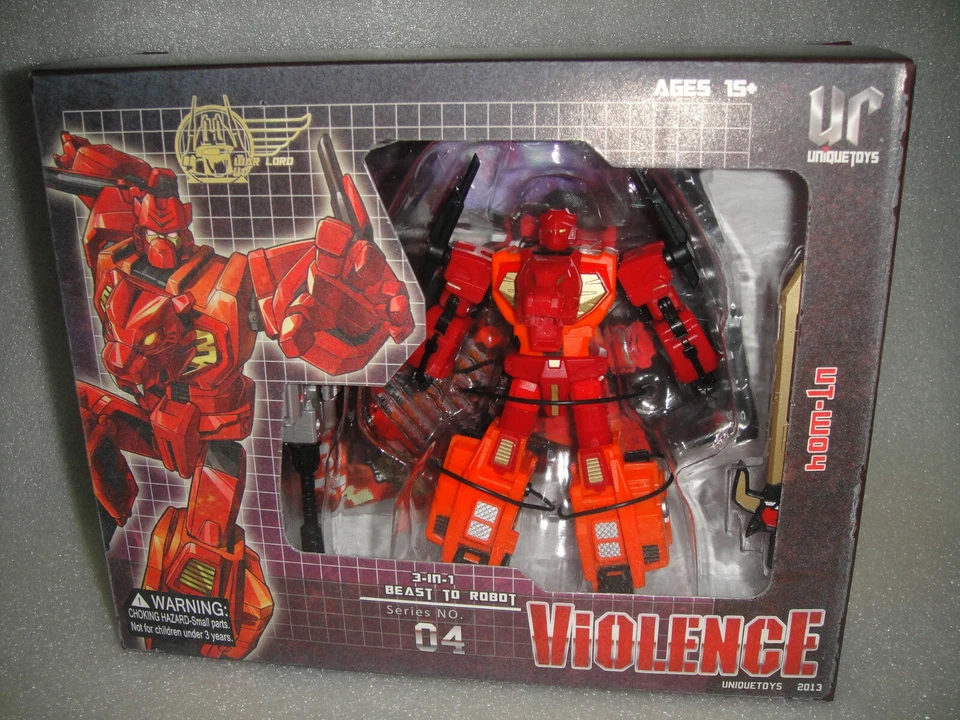 New Transformation toys Unique Toys UT W-04 W04 VIOLENCE Figure In Stock - Image 1 of 1
