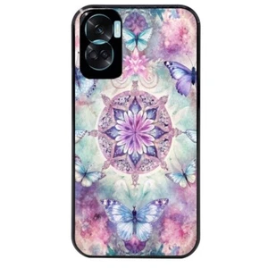 Coque noire pour Honor 90 LITE motif papillon mandala - Imagen 1 de 2