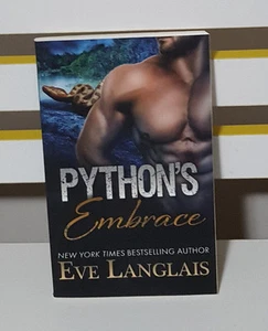 LIBRO DE ROMANCE ABRAZO DE PITÓN POR EVE LANGLAIS! - Imagen 1 de 1