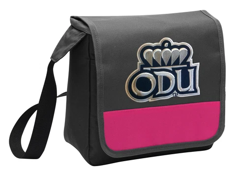ODU Lunch Bag Cooler Ladies OLD DOMINION UNIVERSITY Lunchbox MESSENGER STYLE! Cover