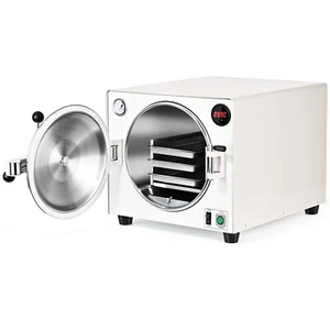 Esterilizador de vapor en autoclave dental 18 L liberación de presión automática dentista seguro sede - Imagen 1 de 12