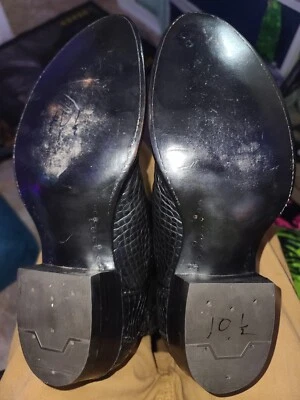 Botas vaqueras caimán americano 10.5d Foto 1 de 4