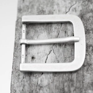 Dornschließe Schnalle für 4 cm Wechselgürtel Antik Silber Geschenkidee Schmuck - Bild 1 von 9
