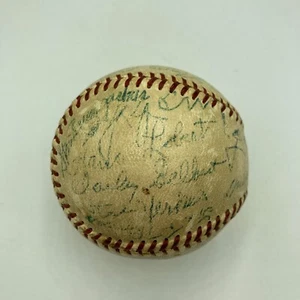 Cy Young Ed Walsh Lefty Grove Mickey Cochrane HOF Multi Signed Baseball JSA COA - Picture 1 of 14