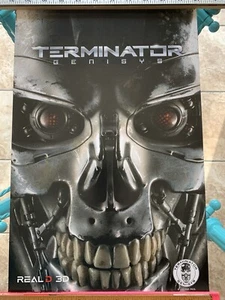 TERMINATOR GENISYS 11x17 Original Kino Mini Poster Real 3-D Promo Skull - Bild 1 von 2