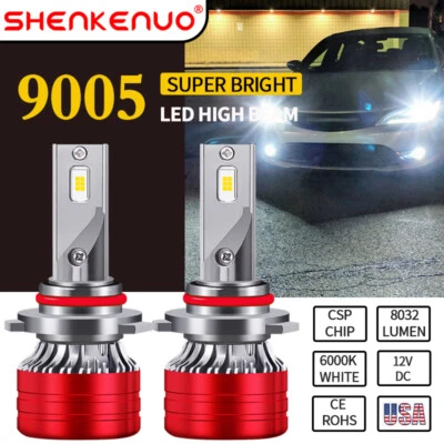 For Toyota Camry 1993-1996 LED Headlight Bulbs Kit High Beam White Super Bright - Imagen 1 de 4