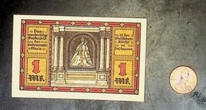 1921 Germany DALHAUSEN 1 Mark Banknote / Notgeld - Picture 1 of 2