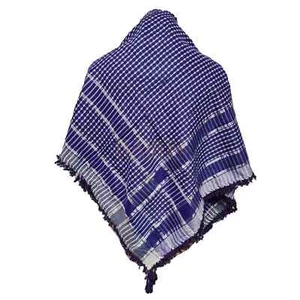 Shemagh Arab Head Scarf Wrap Arafat Keffiyeh Yashmagh Purple +Fringes - Picture 1 of 1