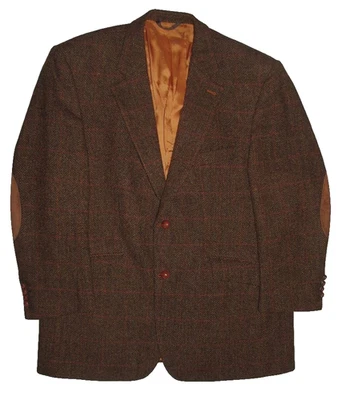 Chaqueta para hombre HARRIS TWEED 'Die Form' en marrón aprox. Talla 52 Foto 1 de 4