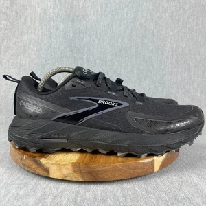 Brooks Cascadia 18 Shoes Mens Size 10 Black Sneakers Trail Running Athletic - Picture 1 of 10