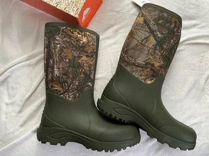 Neu im Karton Ozark Trail Herren 13 Zoll UK/Jagdstiefel echtes Baum-Tarnmuster, wasserdicht, Größe 13 - Bild 1 von 17