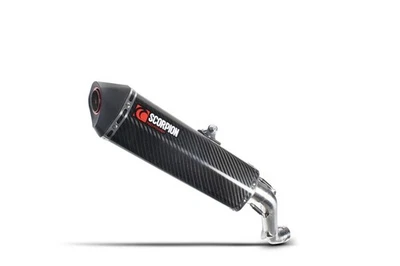 Scorpion Exhaust Serket Slip-on Carbon Fibre Honda VFR 1200X Crosstourer 12-20 - Image 1 of 4