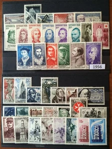 KOMPLETTES JAHR FRANKREICH 1956 ** POSTFRISCH Schöne Qualität ohne Scharnier - Bild 1 von 1