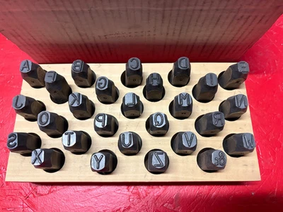 C.H.Hanson® 22450 and 22981 27-letter and 9-number pieces.  3/8" height - Image 1 of 4