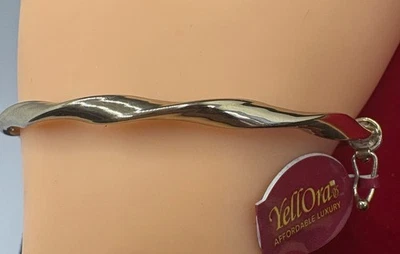 Brazalete Brazalete Torcido Oro 14k 5g Diseño Bisagras Nuevo Orig. Etiqueta Foto 1 de 4