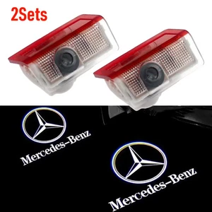 Door Logo Projector Welcome Light Fit for Mercedes W176 W246 W205 W212 X166 2pcs - Picture 1 of 4