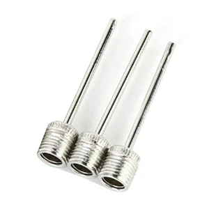 Aguja de inflado de bomba de bola de 3 piezas, aguja de bomba de aire de acero inoxidable para inflar 7557 - Imagen 1 de 6