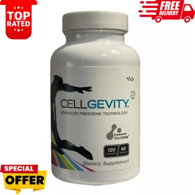 BRANDED CELLGEVITY by MAX INTERNATIONAL - 1 X 120 CAPSULES JAR Pack UK`
