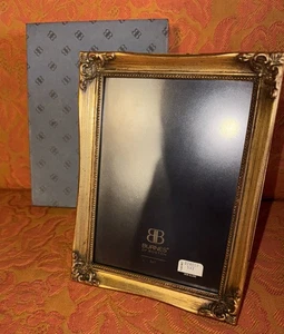 NOS NIB Burnes of Boston Decorative Photo Picture Frame~Rectangle~5”x7"~Gilded - Picture 1 of 12